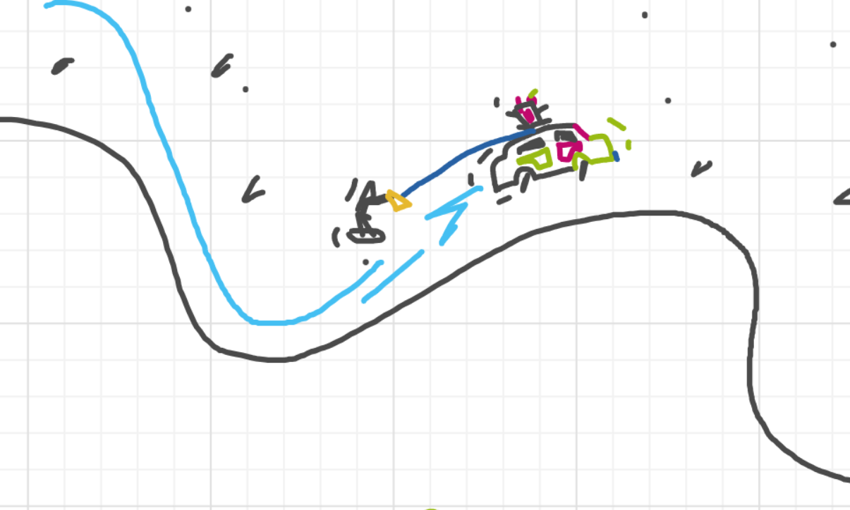 A panel from I've Been Everywhere, Man, episode nine of the Board Boards object show by Furretwalk/WalkingFurret.